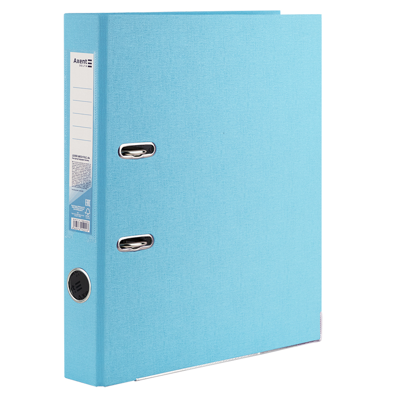 Папка-реєстратор Axent Delta D1713-22C, одностороння, A4, 50 мм, зібрана, Pastelini, бірюзова